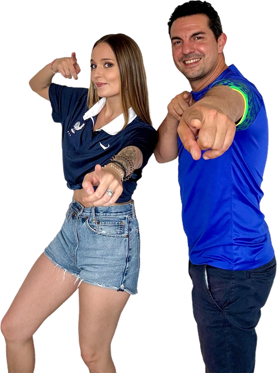 Sarah et Mathieu, les organisateurs du jeu StormTeam